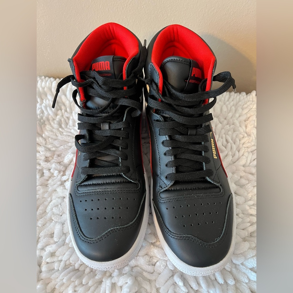 PUMA Ralph Sampson Mid Black High Risk Red - Picture 11 of 13